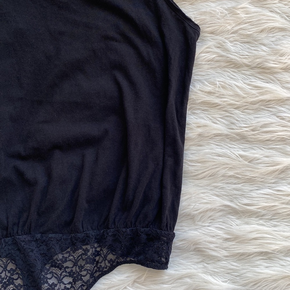 Free People | Sydney Lace Contrast Bodysuit - Picture 6 of 15